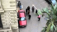 SUNDAY, February 6th, 2011–Just a few hundred feet south of Midan Tahrir I witnessed these Egyptian security thugs intimidating, abusing, and humiliating an unidentified man, likely a protestor they plucked […]