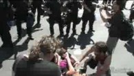 Police slam CodePink protester to the ground, call her a “bitch” before arresting her.    