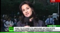 In the US, hundreds of Occupy Wall Street protesters are celebrating their first victory. Plans for a mass clean-up of New York’s Zucotti Park, which the activists against corporate greed […]