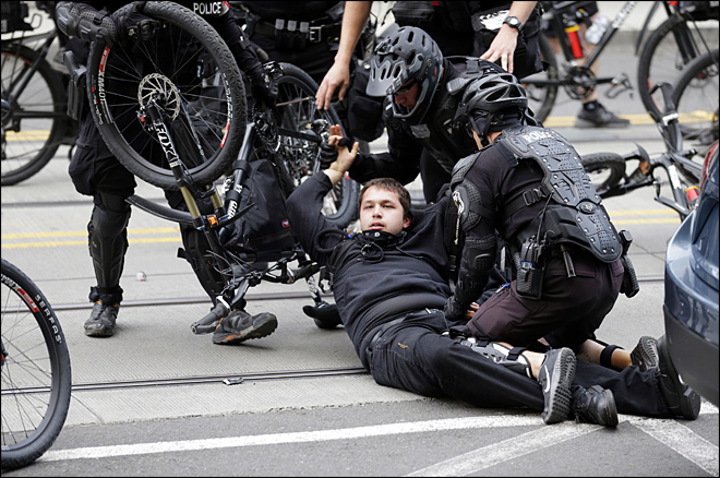 seattle police officers injured during cop caused riot
