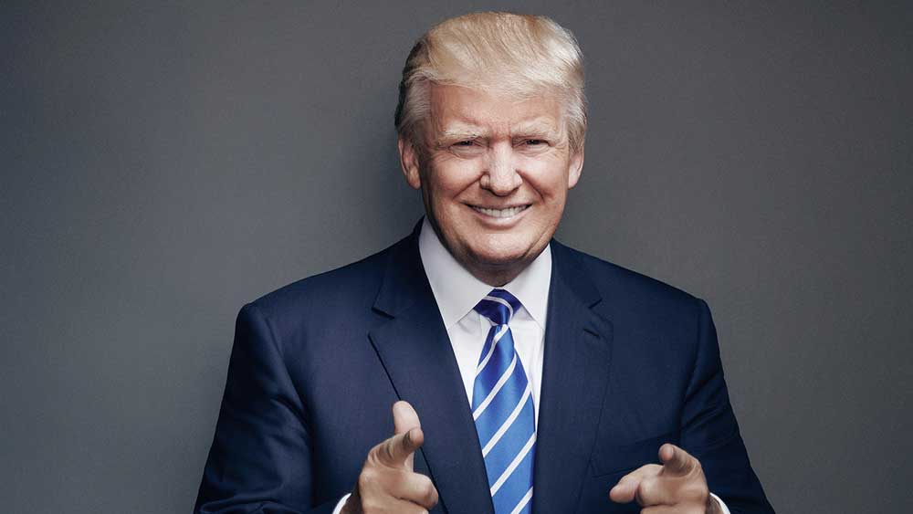 Handsom Donald Trump Profile Portrait