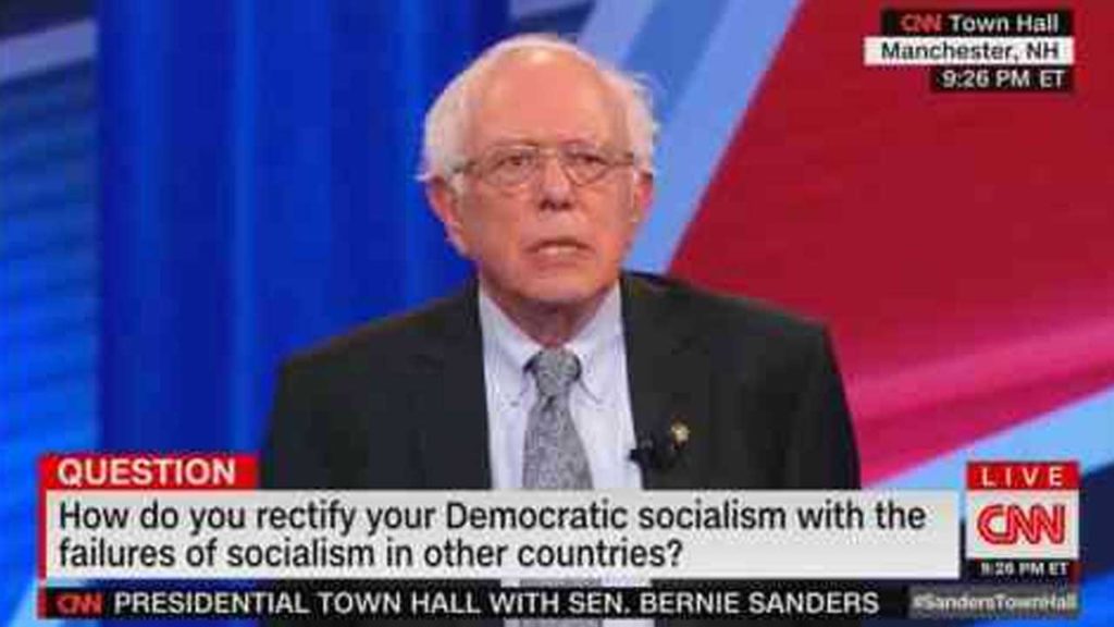 socialism has failed in other countries socialism has never worked bernie sanders