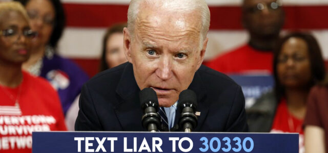 Is Joe Biden a pathological liar? Is he Senile? Does he have apple sauce for brains? When you get someone like Joe Biden opposite of Trump, there’s this automatic assumption made that he’s somehow more honest than the current President. 